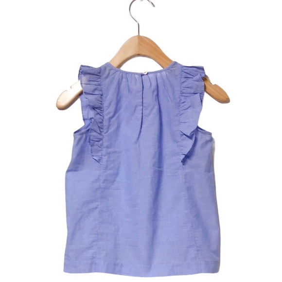 J. Crew Girls’ Stripes Cotton Summer Blouse - Picture 2 of 7